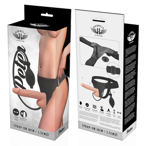 Harness Attraction – Rnes peter avec pénis gonflable 18 cm -o- 3.5 cm
