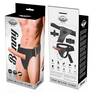 Harness Attraction – Rnes creux benny avec vibrateur 15 cm -o- 4.5 cm