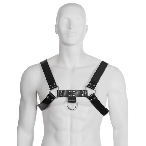Leather Body – Harnais Chaîne III en cuir, tailles S à XL