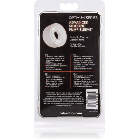 CalExotics – Manchon de pompe en silicone adv transparent
