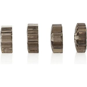 Lot de 4 anneaux Basic Essentials