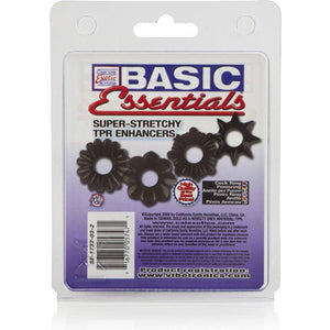 Lot de 4 anneaux Basic Essentials