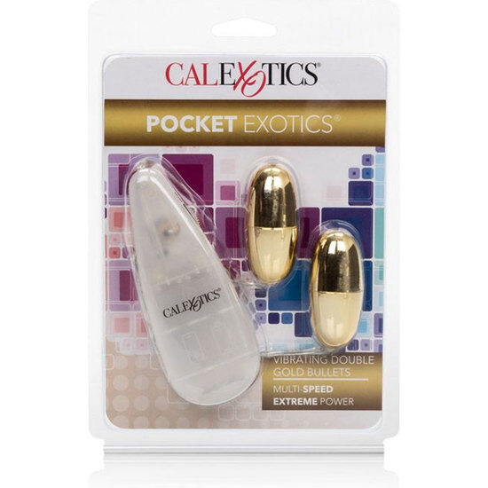 CALEXOTICS - BALAS VIBRADORAS DORADAS DUO GOUD
