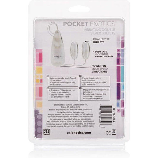 CALEXOTICS - BALAS VIBRADORAS DORADAS DUO ZILVER