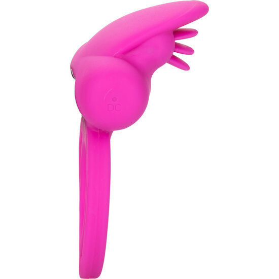 CALEXOTICS - DUAL CLIT FLICKER ENHANCER DOBLE ANILLO VIBRADOR DE SILICONA PINK