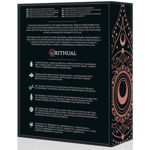 RITHUAL - BALLES DE KEGEL VIBRANTES RECHARGEABLES NISHA NOIRES