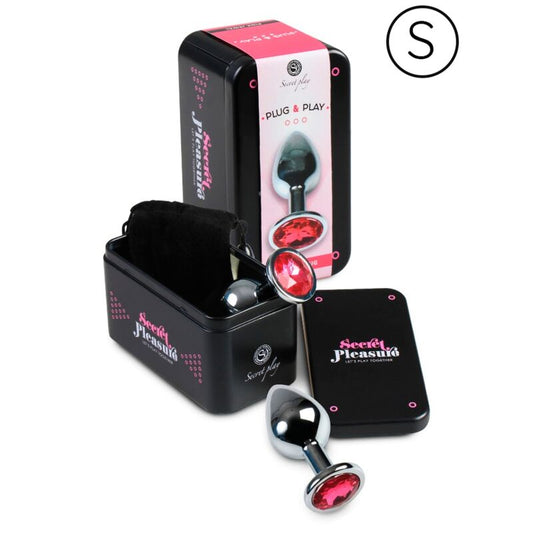 SECRETPLAY - FUCSIA ALUMINUM ANAL PLUG 7 CM 