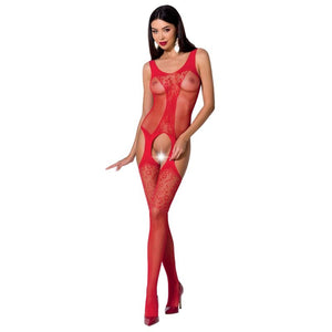 Passion – Femme bs072 bodystocking taille unique rouge