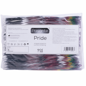 Pasante – Préservatifs format gay pride 144 pack