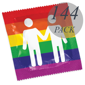 Pasante – Préservatifs format gay pride 144 pack