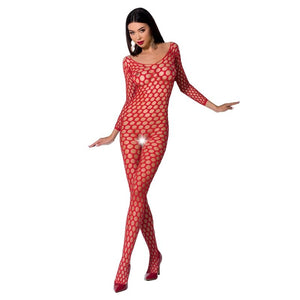 Passion – Femme bs077 bodystocking taille unique blanc