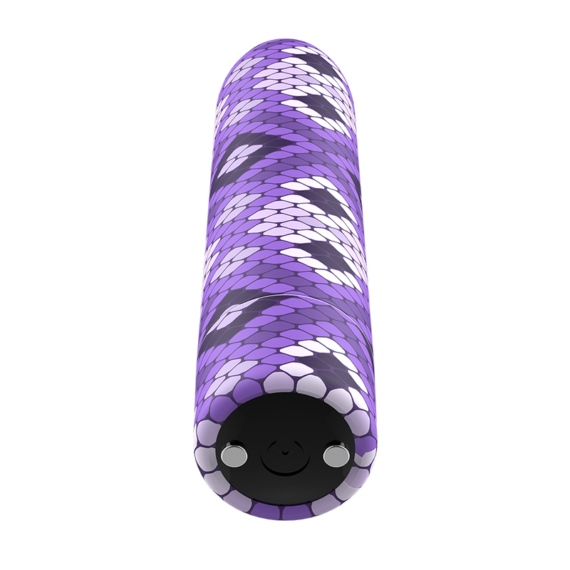 CUSTOM BULLETS - RECHARGEABLE BALA SNAKE LILA 10 INTENSIDADES