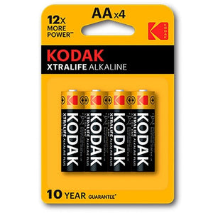 Kodak – Pile alcaline xtralife AA lr6 * 4