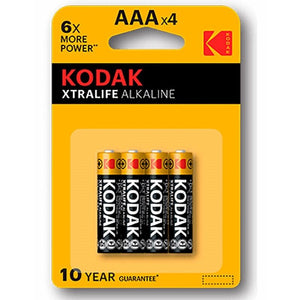 Kodak – Pile alcaline xtralife AAA lr03 * 4