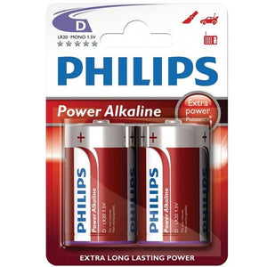 Philips – Blister power alcaline pila d lr20 * 2
