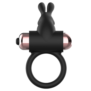 Coquette Chic Desire – Cockring avec vibrateur noir/ or