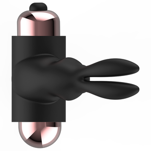 Coquette Chic Desire – Cockring avec vibrateur noir/ or