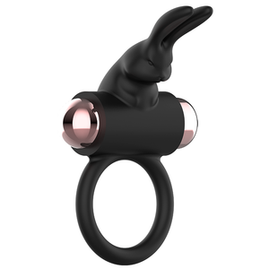 Coquette Chic Desire – Cockring avec vibrateur noir/ or