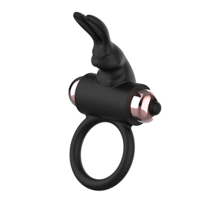Coquette Chic Desire – Cockring avec vibrateur noir/ or