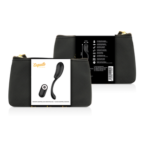 Coquette Chic Desire – Oeuf vibrant télécommande rechargeable noir/or