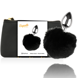 Coquette Chic Desire – Plug anal metal taille L 2.8 x 4.1 cm