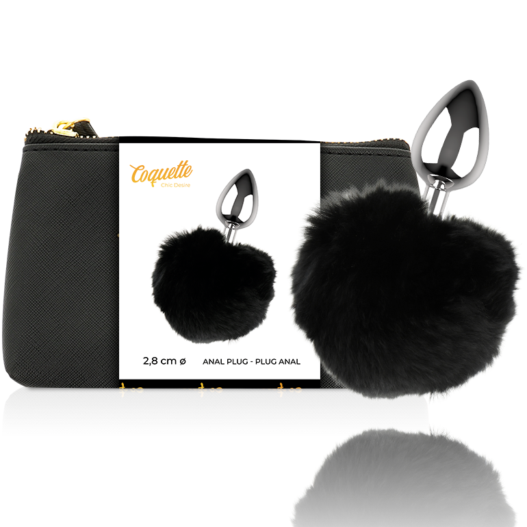 COQUETTE CHIC DESIRE - METALEN ANAAL PLUG MAAT L 2,8 x 4,1 CM