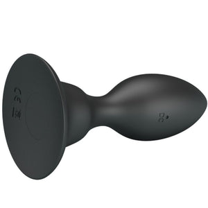Mr Play – Plug anal avec télécommande vibration noire