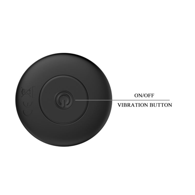 MR PLAY - OPLAADBARE NEGRO VIBRADOR ANAAL PLUG
