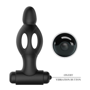 Mr Play – Plug anal en silicone avec vibration