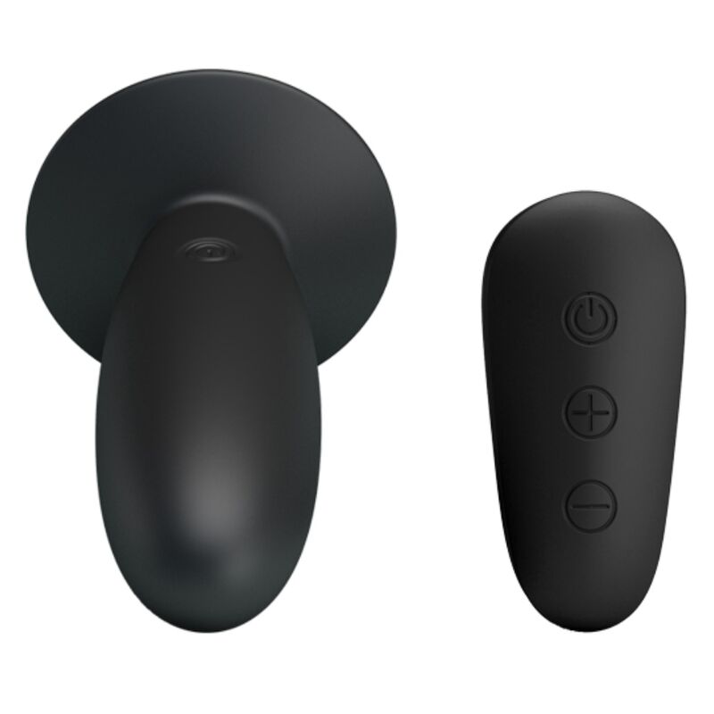 MR PLAY - ANALE PLUG MET ZWARTE VIBRATIECONTROLE OP AFSTANDSBEDIENING