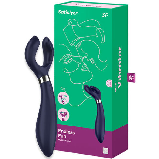SATISFYER - ENDLESS FUN MULTI VIBRATEUR 3 NOIR