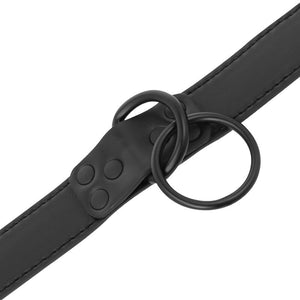 Darkness – Collier noir avec chaîne