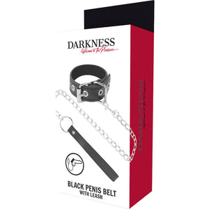 Darkness – Anneau pénis avec sangle