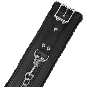 Darkness – Menottes BDSM doublées noires