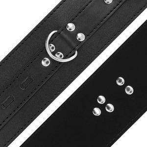 Darkness – Menottes en cuir noir