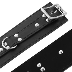 Darkness – Menottes en cuir noir