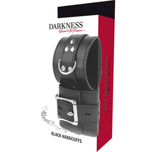 Darkness – Menottes en cuir noir