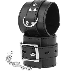 Darkness – Menottes en cuir noir