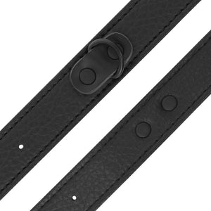 Darkness – Menottes texturées larges et mince