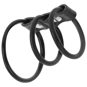 Darkness – Ensemble de 3 anneaux pénis flexibles