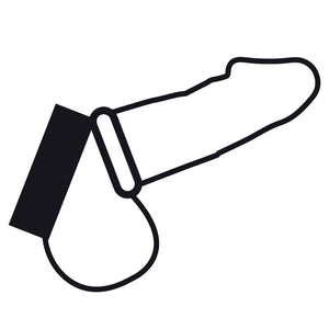 Darkness – Anneau métallique pour le pénis et les testicules