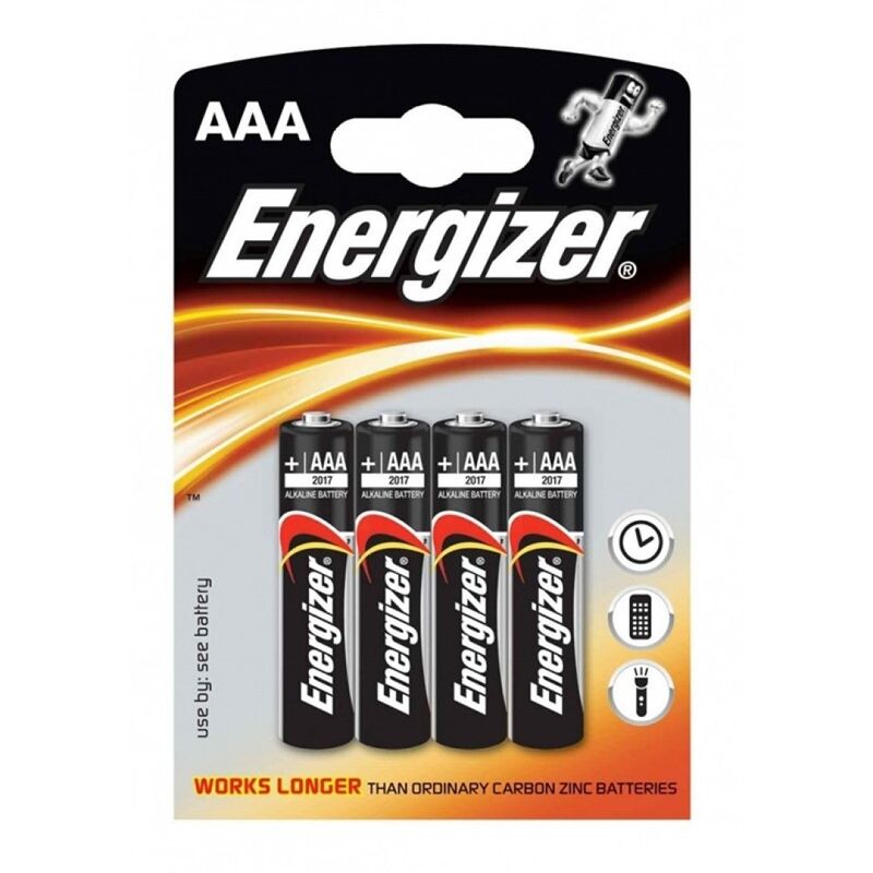 Energizer – Pile alcaline AAA lr03 *4