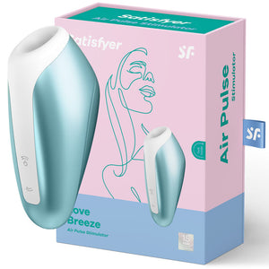 Satisfyer – Love breeze stimulateur à air pulsé bleu glace