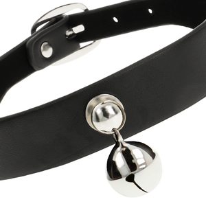 Coquette Chic Desire – Collier en cuir vegan femme hochet accessoire