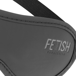 Fetish Submissive – Masque en cuir végan II avec doublure en noprène