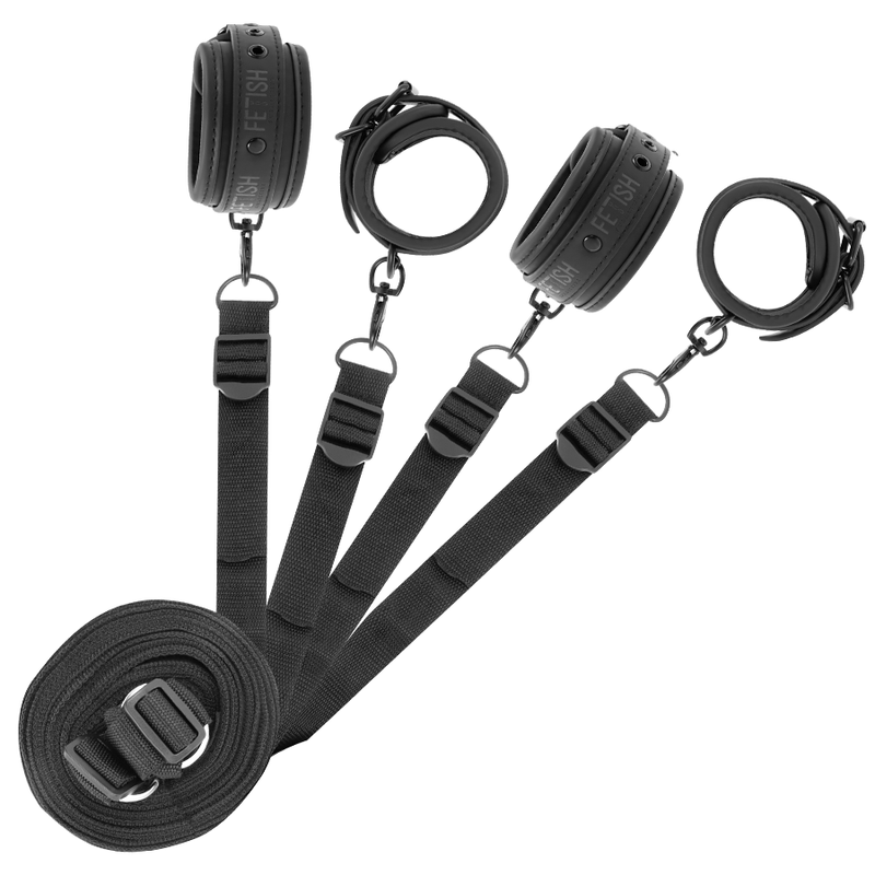 FETISH SUBMISSIVE - SET OF ESPOSAS Y ATADURAS WITH FORRO DE NOPRENO