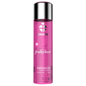 Swede – Fruity love effet réchauffant huile de massage framboise rose et rhubarbe 120 ml
