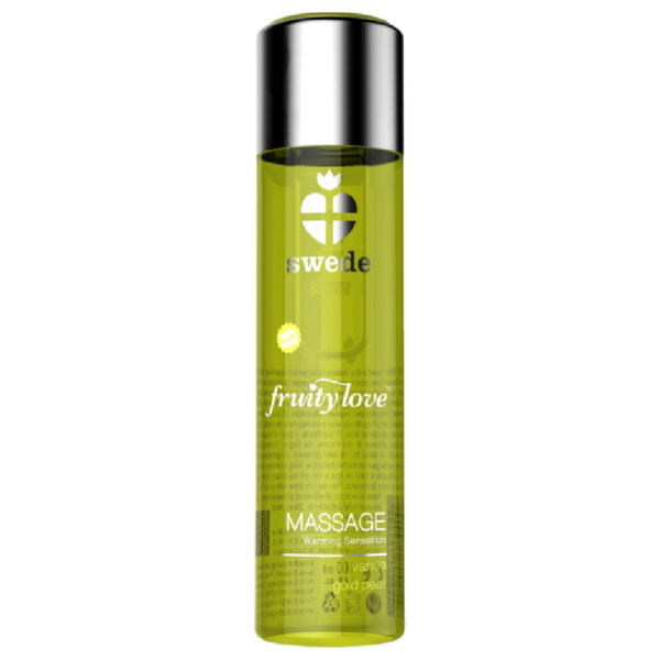 Swede – Fruity love effet réchauffant huile de massage vanille et poire d'or 120 ml