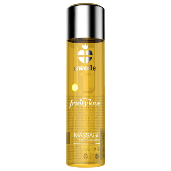 Swede – Fruity love huile de massage effet chauffant fruité tropical au miel 120 ml.
