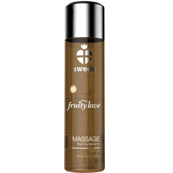 Swede – Fruity love huile de massage effet chauffant chocolat noir intense 120 ml